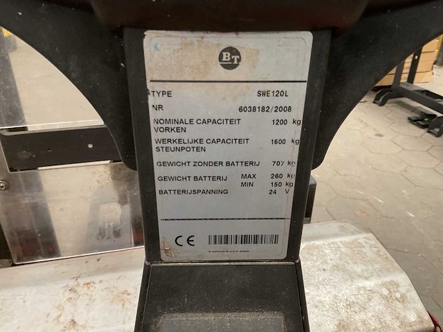 2008 bt swe120l stapelaar - afbeelding 8 van  8