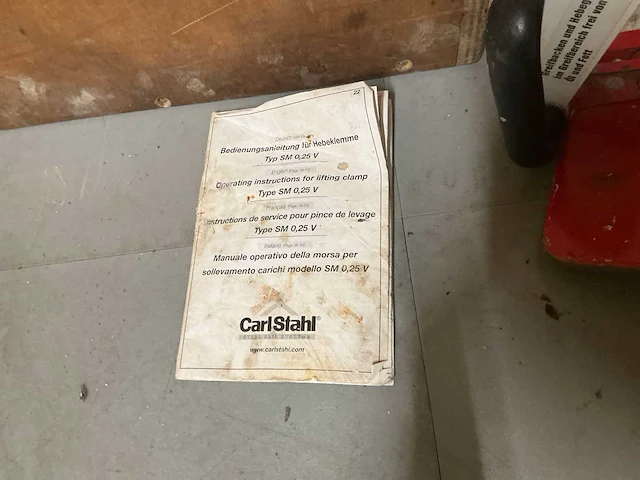 2008 carlstahl hefklem 250kg - afbeelding 5 van  5