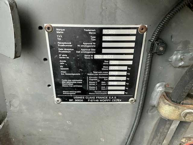 2008 claas rollant 350 balenpers - afbeelding 10 van  26