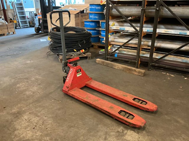2008 climax pm20w hand hydraulische palletwagen met weegsysteem - afbeelding 2 van  6