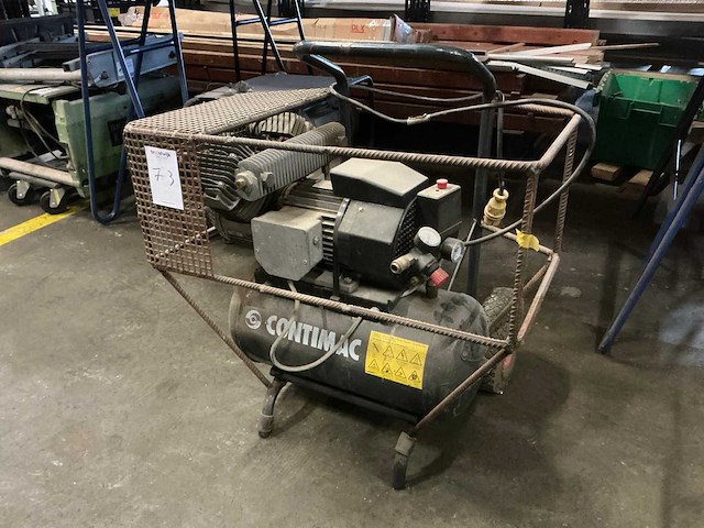 2008 continac e25c11 mobiele luchtcompressor - afbeelding 1 van  6