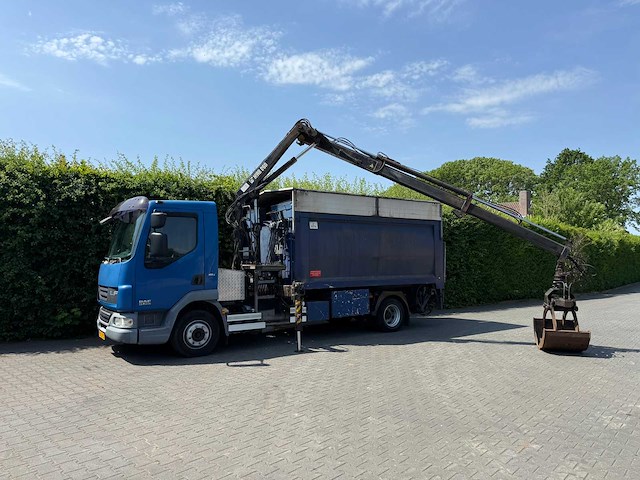 2008 daf lf vrachtwagen met hiab autolaadkraan - afbeelding 20 van  41