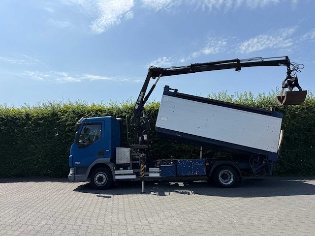 2008 daf lf vrachtwagen met hiab autolaadkraan - afbeelding 40 van  41