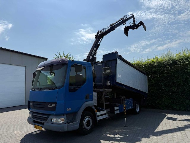 2008 daf lf vrachtwagen met hiab autolaadkraan - afbeelding 33 van  41