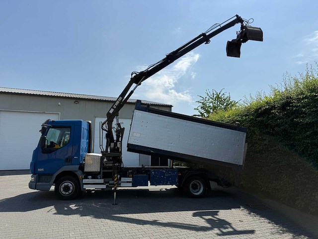 2008 daf lf vrachtwagen met hiab autolaadkraan - afbeelding 25 van  41