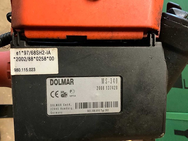 2008 dolmar ms-340 bosmaaier - afbeelding 7 van  7