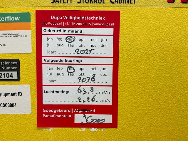 2008 dupa typ 90 veiligheidskast en14470-1 - afbeelding 8 van  8