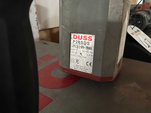 2008 duss p26sds boormachine - afbeelding 3 van  3