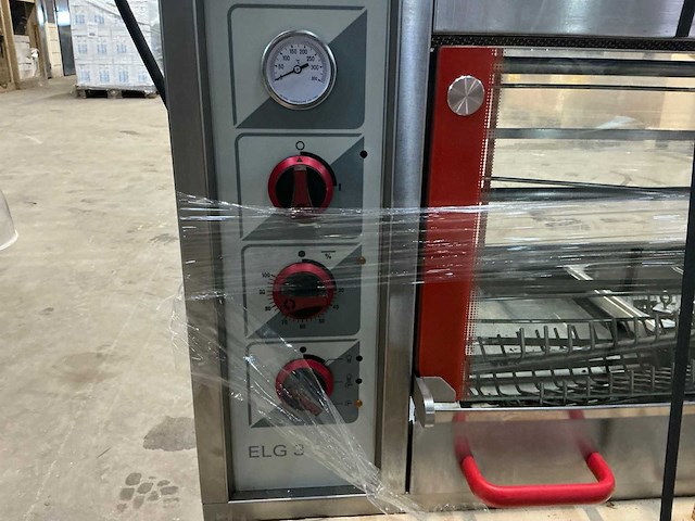2008 eloma elg 3 n kippen grill/bak oven - afbeelding 5 van  7