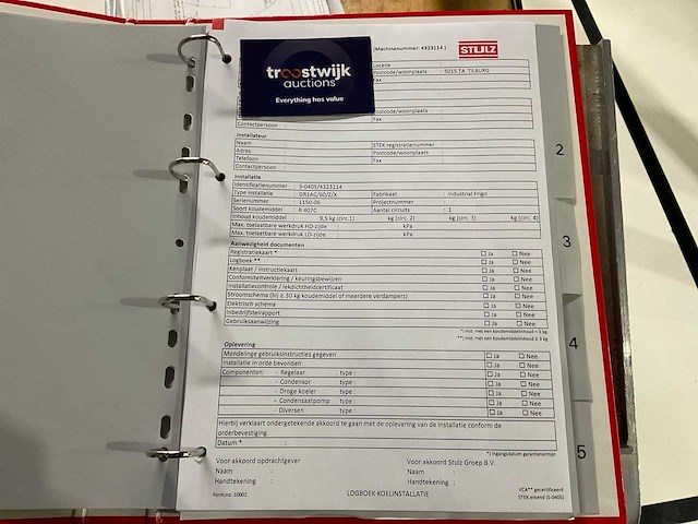 2008 f-industrial frigo ge1ac 60/z/x koelinstallatie met filterunit - afbeelding 9 van  19