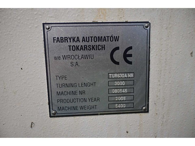 2008 fat tur 630a mn - centerdraaibank - afbeelding 5 van  27