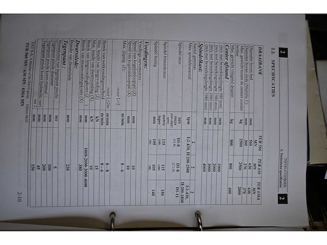 2008 fat tur 630a mn - centerdraaibank - afbeelding 11 van  27
