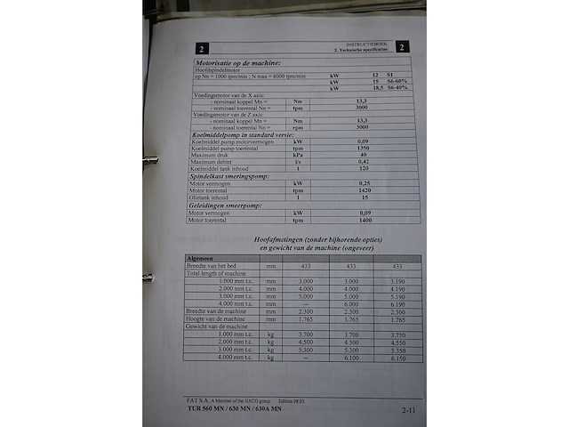 2008 fat tur 630a mn - centerdraaibank - afbeelding 13 van  27