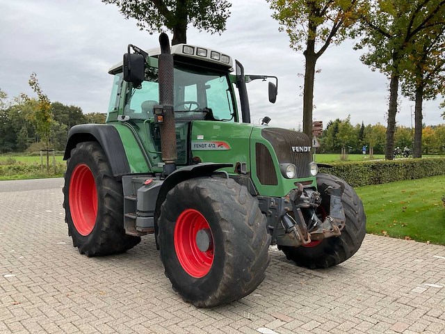 2008 fendt 412 vario tms vierwielaangedreven landbouwtractor - afbeelding 23 van  42