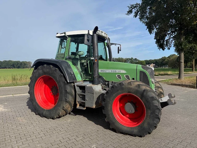 2008 fendt 820 vario tms 4wd – 205 pk – fronthef – geveerde vooras-luchtremmen - afbeelding 5 van  16