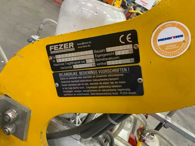 2008 fezer vb100/16-90e vacuümheffer - afbeelding 9 van  9