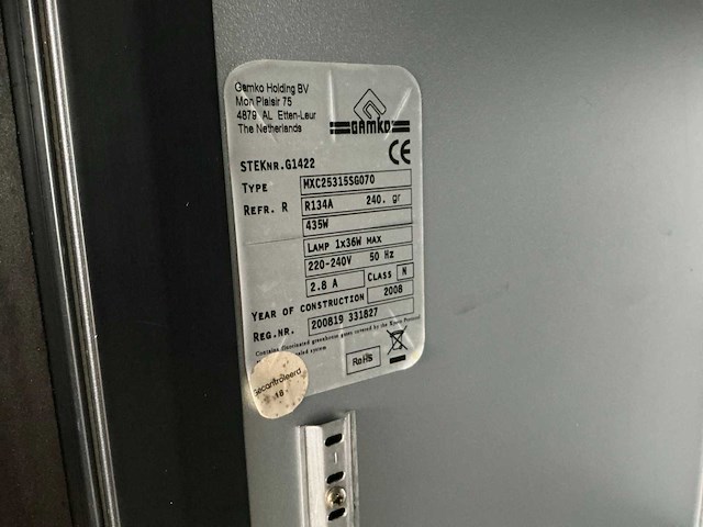 2008 gamko mxc25315sg070 barkoeling - afbeelding 5 van  7