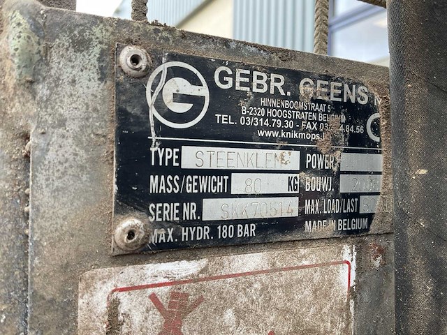 2008 gebr. geens stenenklem - afbeelding 6 van  6