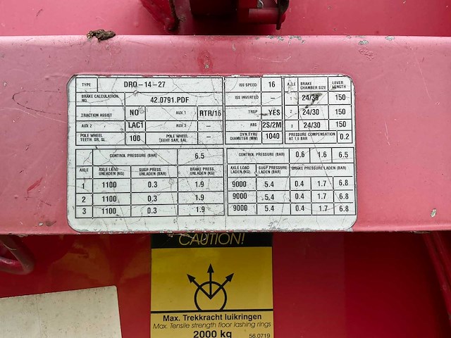 2008 groenewegen dro-14-27 ok-32-nf oplegger - afbeelding 11 van  30
