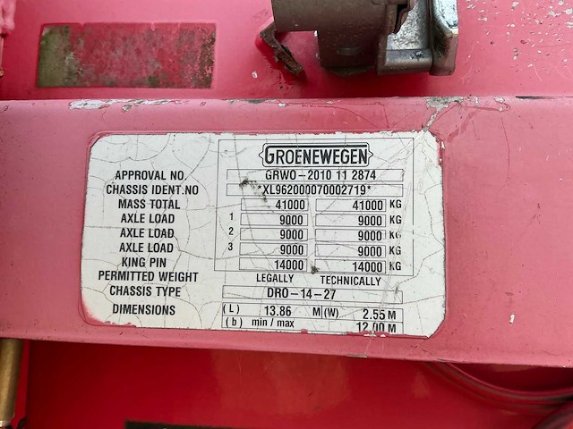 2008 groenewegen dro-14-27 oplegger - afbeelding 6 van  25