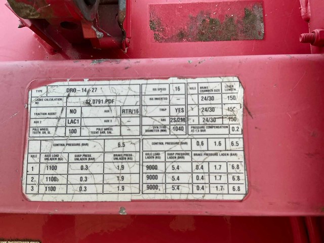 2008 groenewegen dro-14-27 oplegger - afbeelding 8 van  25