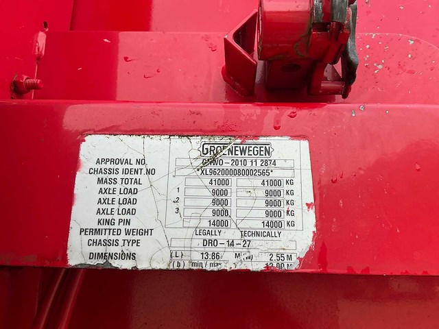 2008 groenewegen dro-14-27 oplegger - afbeelding 7 van  28