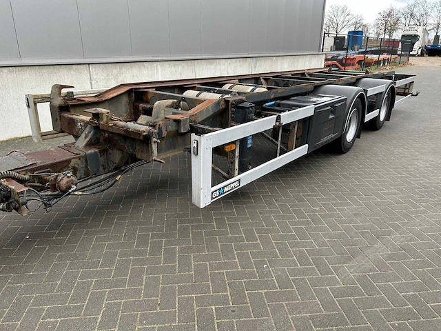2008 gs meppel ainc-2000 mr containerchassis – 20.000 kg – luchtgeveerd – nl registratie - afbeelding 1 van  7