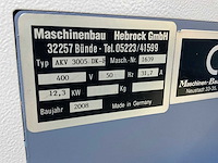 2008 hebrock akv 3005 dk-f halfautomatische kantenaanlijmmachine - afbeelding 4 van  12