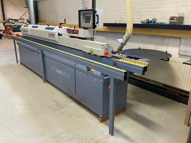 2008 hebrock akv 3005 dk-f halfautomatische kantenaanlijmmachine - afbeelding 5 van  12