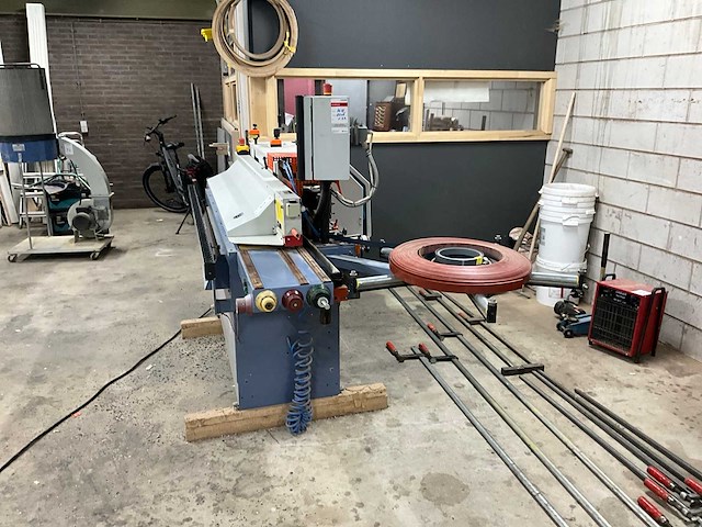 2008 hebrock euro 2000 halfautomatische kantenaanlijmmachine - afbeelding 7 van  13