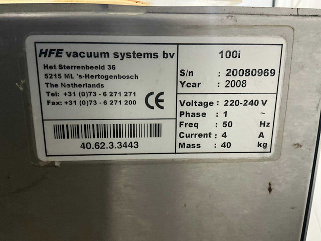 2008 henkovac 100i vacuümmachine - afbeelding 6 van  6