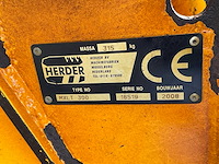 2008 herder mxlt 300 maaikorf met verlenggiek - afbeelding 2 van  10