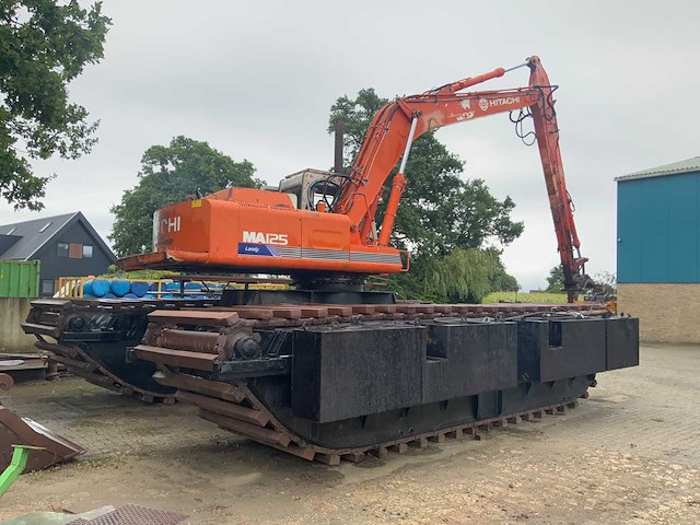 2008 hitachi ma125 amfibische rupsgraafmachine - afbeelding 3 van  39