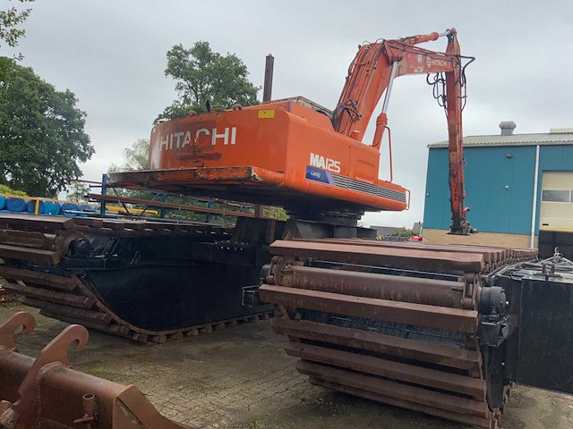 2008 hitachi ma125 amfibische rupsgraafmachine - afbeelding 4 van  39