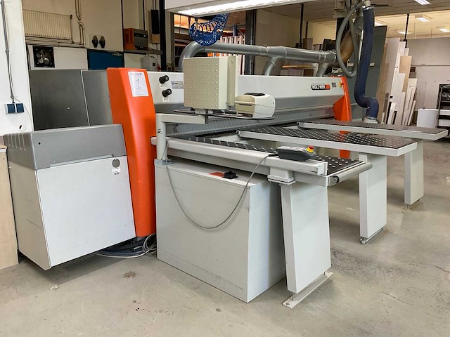 2008 holz-her cut 82 6110 horizontale platen opdeelzaagmachine - afbeelding 12 van  20