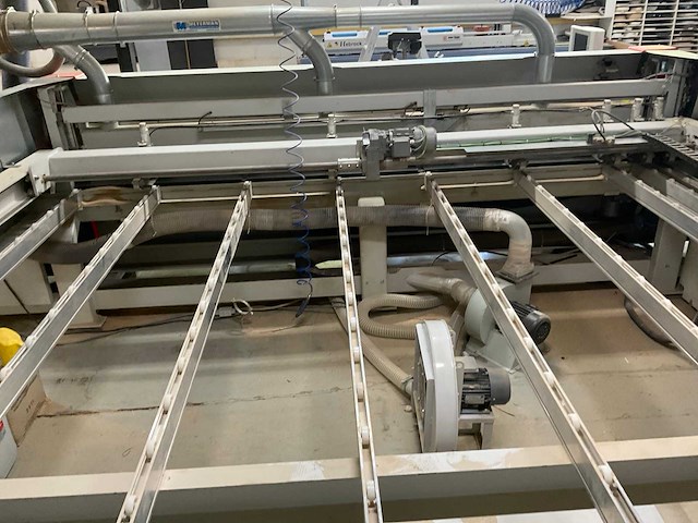 2008 holz-her cut 82 6110 horizontale platen opdeelzaagmachine - afbeelding 3 van  14