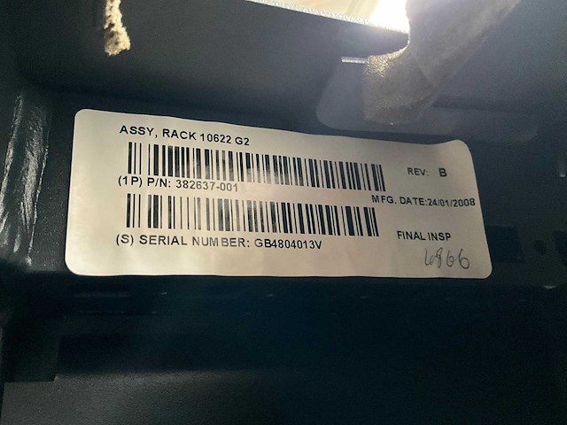2008 hp 10622 g2 22u serverrack - afbeelding 6 van  6