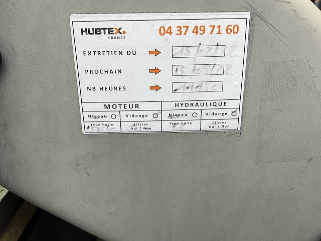 2008 hubotex s 50 d zijlader - afbeelding 5 van  13