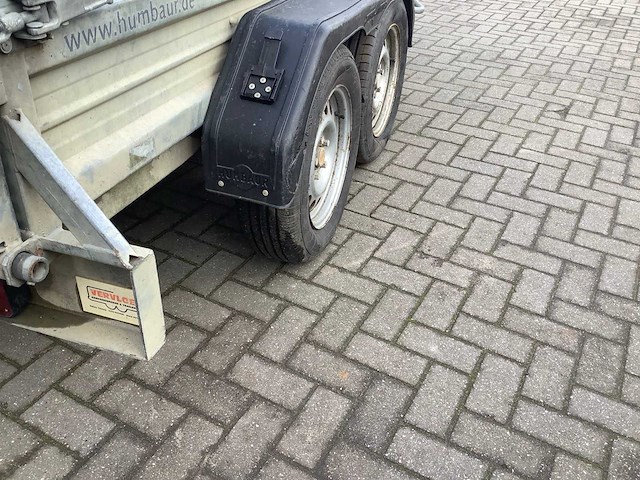 2008 humbaur hs2000 machinetransporter aanhangwagen - afbeelding 2 van  4