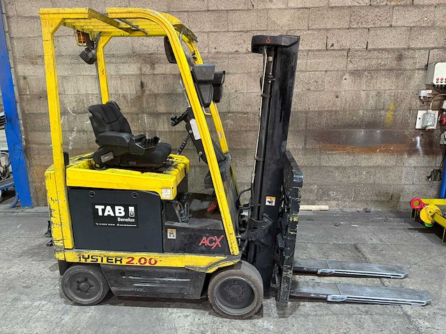 2008 hyster e2.00xms vorkheftruck - accu 2024 (2000kg) - afbeelding 1 van  15