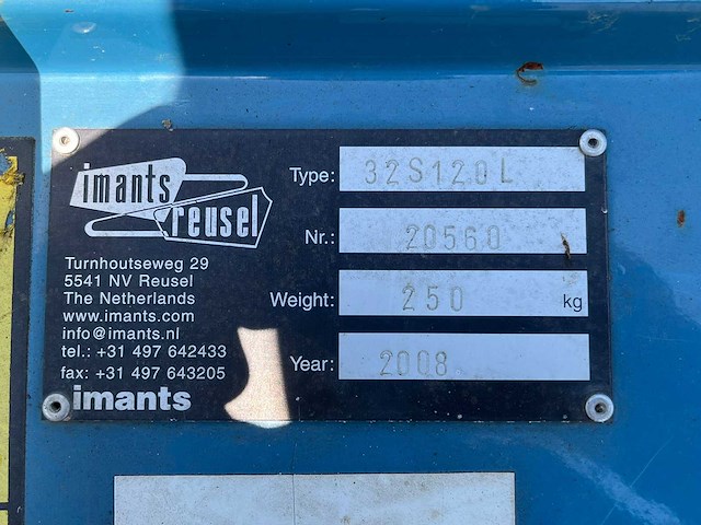 2008 imants 32s120l spitmachine - afbeelding 7 van  9