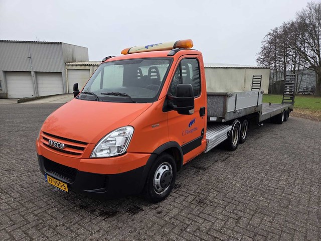 2008 iveco daily 35c18 300 be-combinatie met veldhuizen oplegger - afbeelding 1 van  15