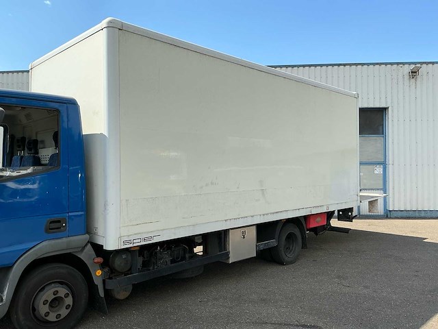2008 iveco eurocargo 75e180 4x2 gesloten bakwagen met zepro 1.000 kg laadklep - afbeelding 7 van  8