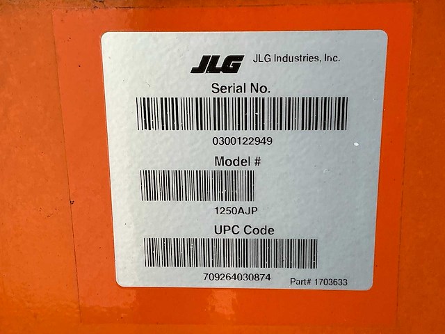 2008 jlg 1250ajp hoogwerker - afbeelding 6 van  14