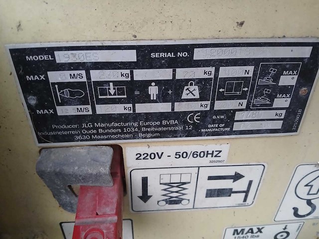 2008 jlg 1930es hoogwerker - afbeelding 6 van  6
