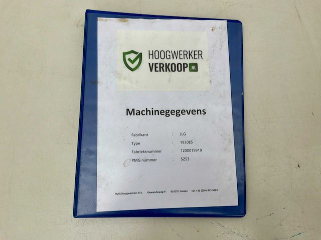 2008 jlg 1930es hoogwerker - afbeelding 5 van  17