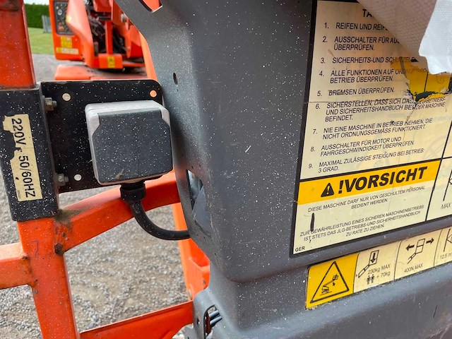 2008 jlg e400ajpn - elektrisch gelede boomlift - afbeelding 11 van  29