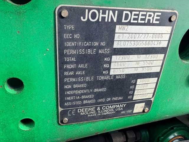 2008 john deere 7530 pq vierwielaangedreven landbouwtractor - afbeelding 8 van  26