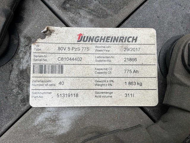 2008 jungheinrich efg 430 vorkheftruck - afbeelding 16 van  22