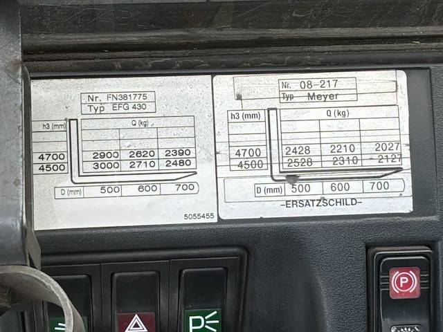 2008 jungheinrich efg 430 vorkheftruck - afbeelding 6 van  32
